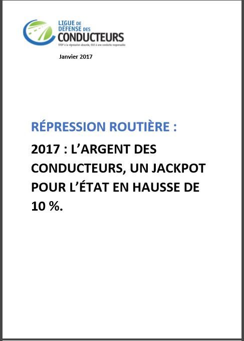 L’argent des conducteurs, pactole pour l’État Image